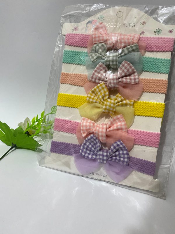 soft and stylish light color baby hair band!