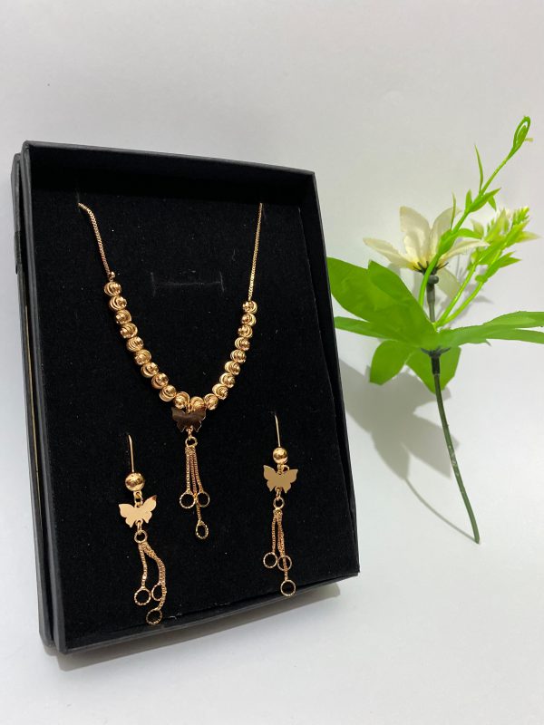 gold-plated butterfly set!